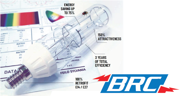 BRC LED Retrofittable Bulbs - for insect lights and sanitising.