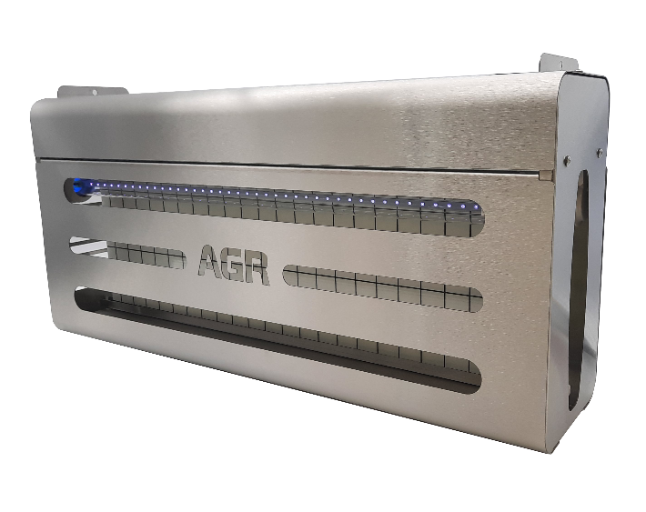 AGR80 - UV-A Glue Board Insect Light Trap - Stainless Steel