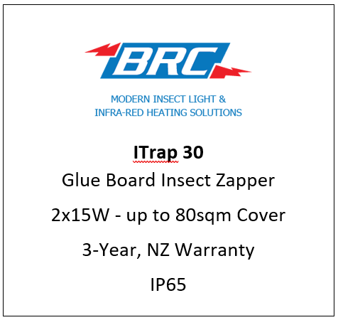 ITRAP30 - UV-A Glueboard Insect Light IP65- Stainless Steel